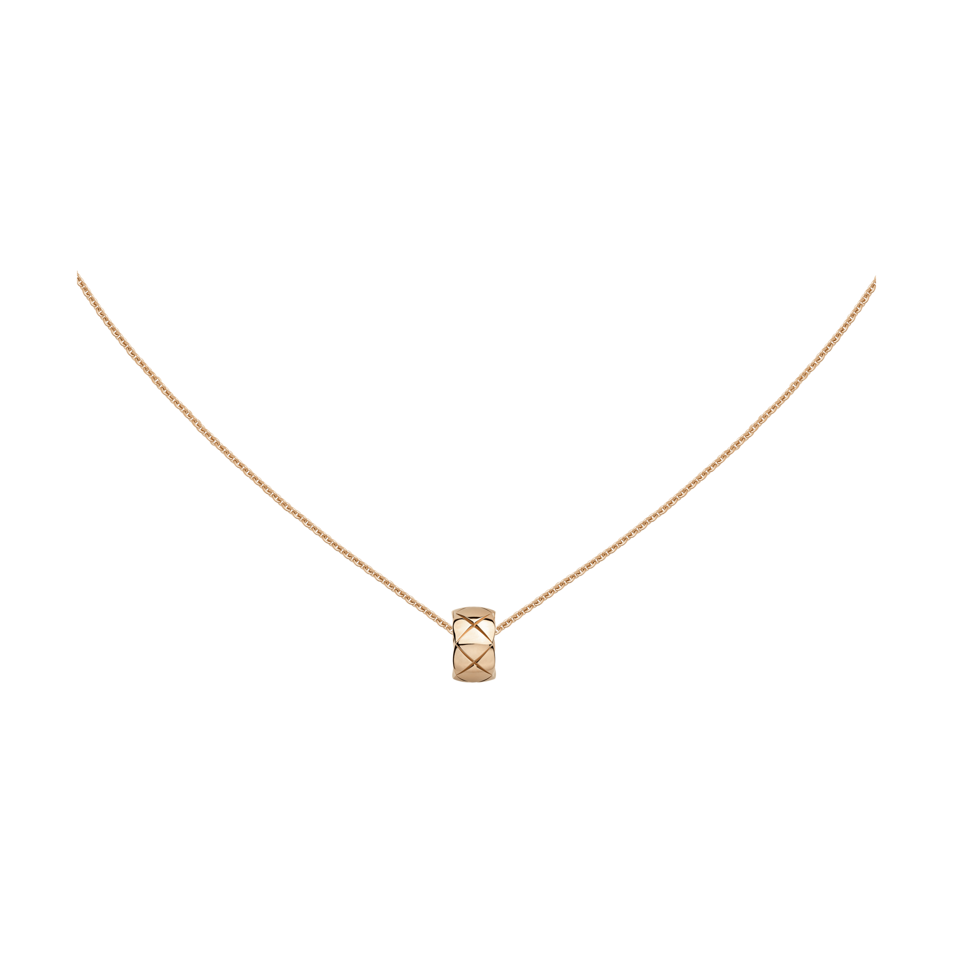 Coco Crush necklace beige gold