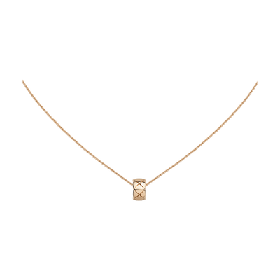 Coco Crush Necklace, Large Version, Beige Gold