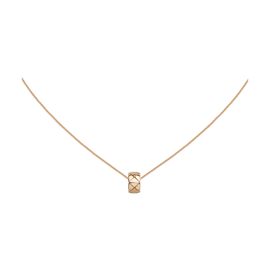 Coco Crush necklace beige gold