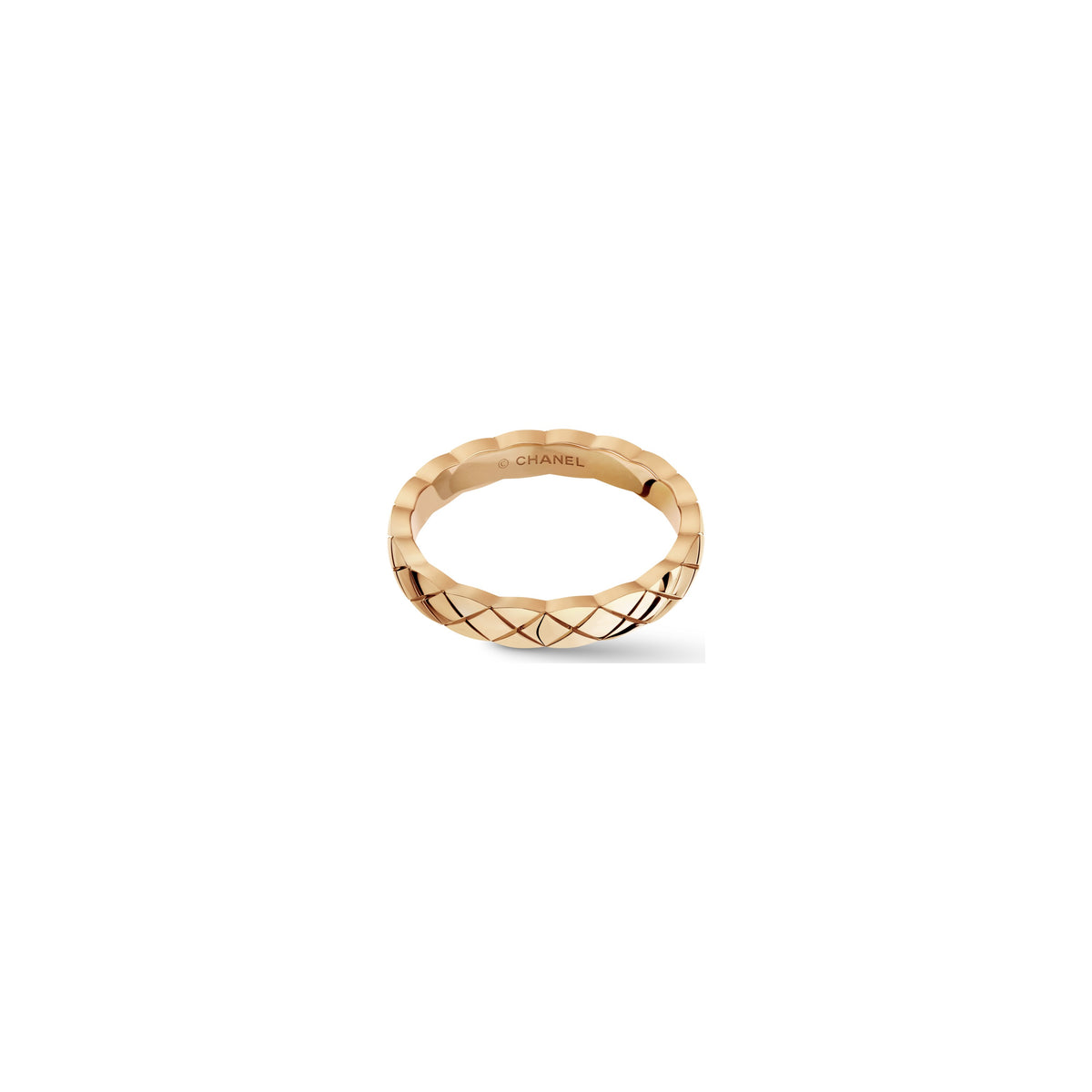 Coco Crush Ring, Mini Version, Beige Gold