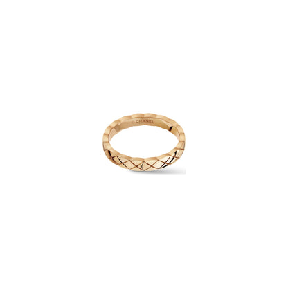 Coco Crush Ring, Mini Version, Beige Gold