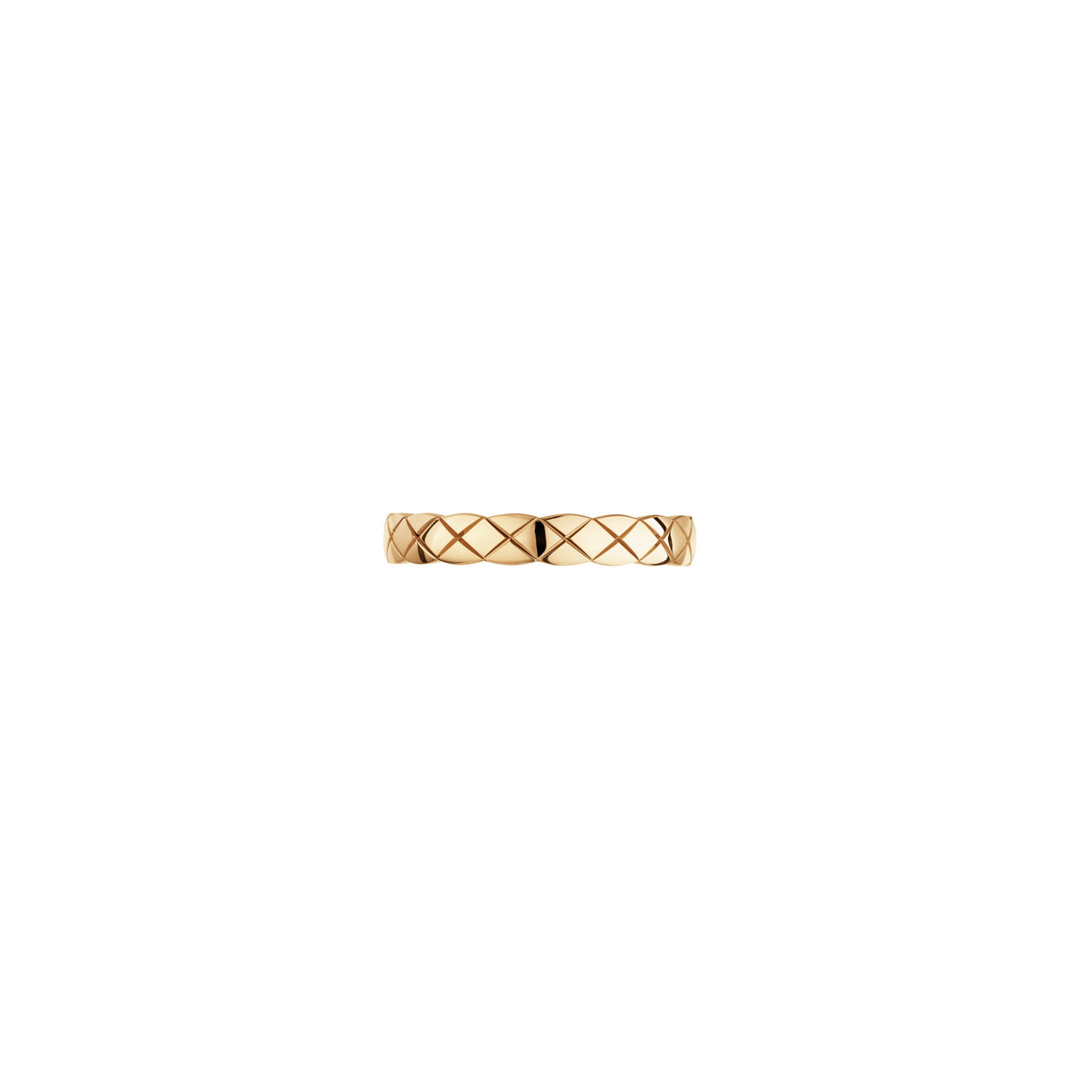 Coco Crush Ring, Mini Version, Beige Gold