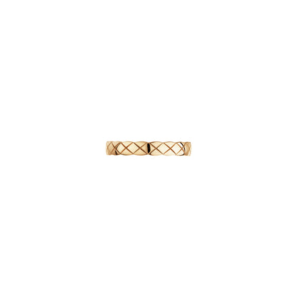 Coco Crush Ring, Mini Version, Beige Gold