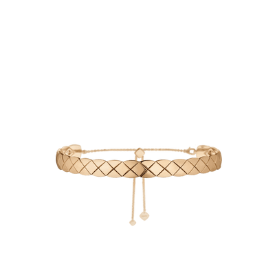 Coco Crush Supple Choker, Beige Gold