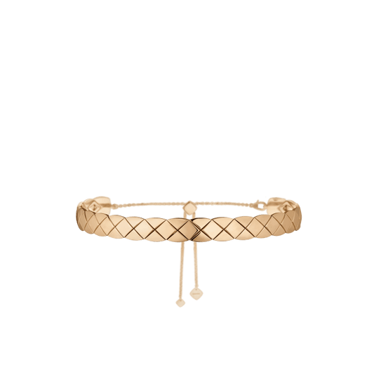 Coco Crush supple choker beige gold