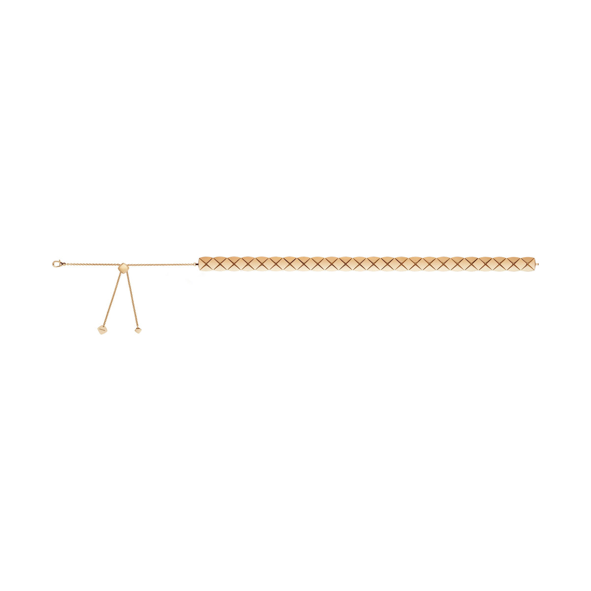 Coco Crush Supple Choker, Beige Gold