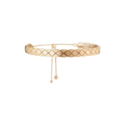 Coco Crush Supple Choker, Beige Gold