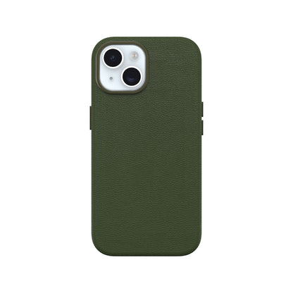 OtterBox Symmetry Cactus Leather Phone Case for iPhone 15/14/13 (Green)