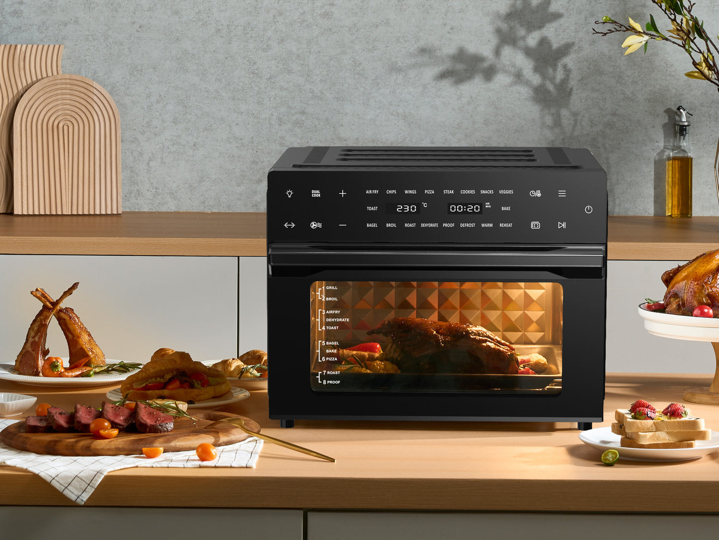 Healthy Choice 30L Digital Multi-Function Air Fryer Oven 1800W
