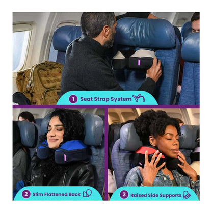 Cabeau The Neck''s Evolution S3 Memory Foam Neck Travel Pillow with Chin and Se (Grey)