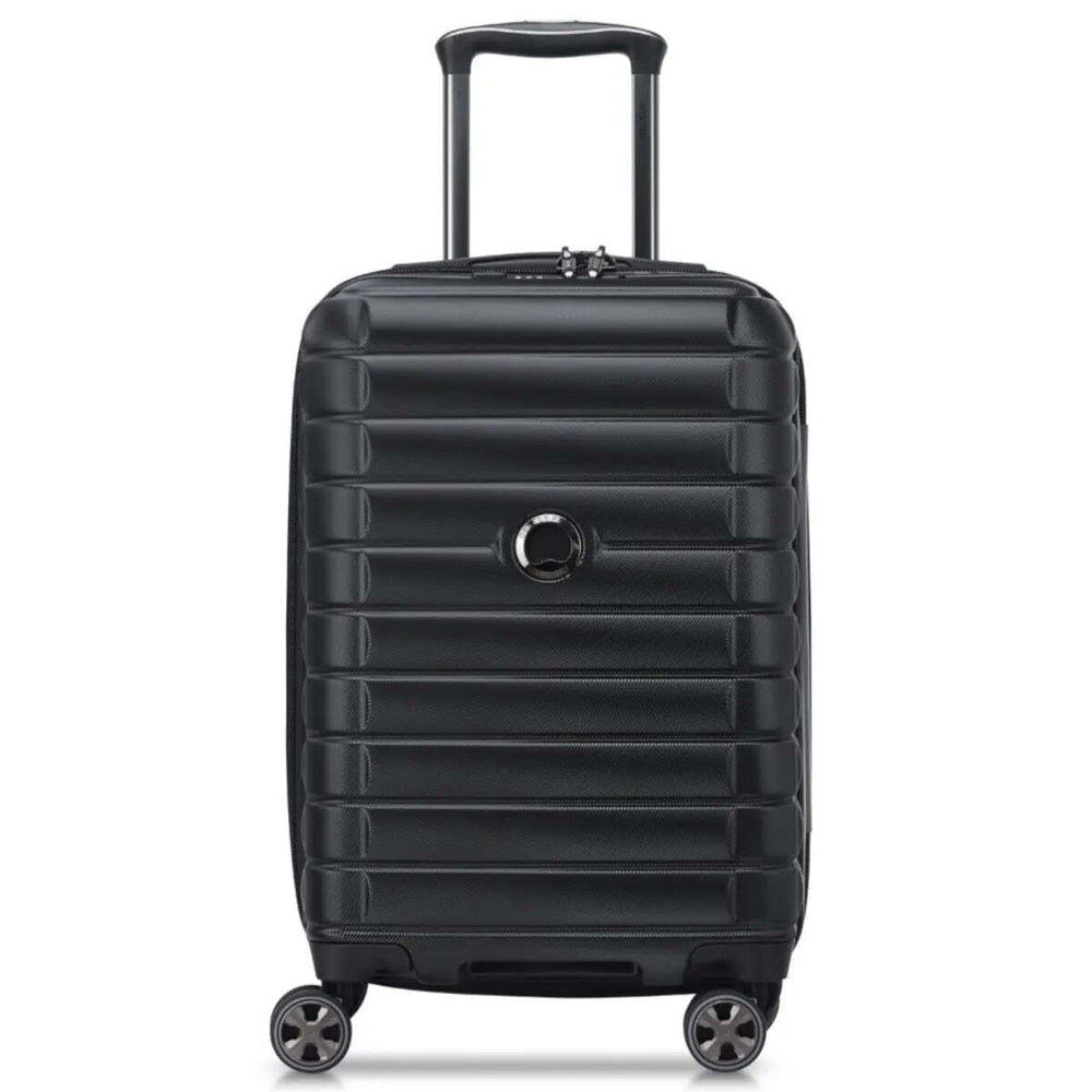 Delsey Shadow 5.0 - 55 cm Expandable Cabin Suitcase - Black