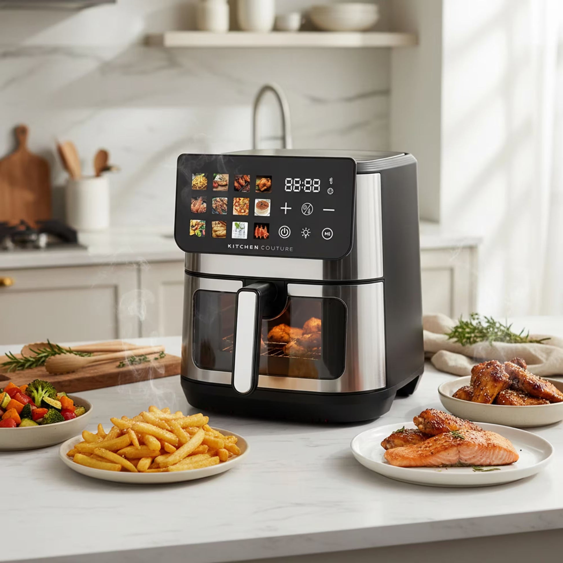 Kitchen Couture Big Screen Clearview Air Fryer 8.5L