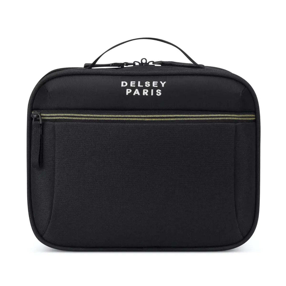 Delsey Brochant 3 Wetpack Toiletry Bag - Deep Black
