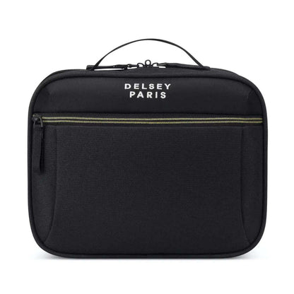 Delsey Brochant 3 Wetpack Toiletry Bag - Deep Black