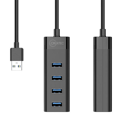 Cruxtec 4 Port USB A High Speed 3.0 HUB