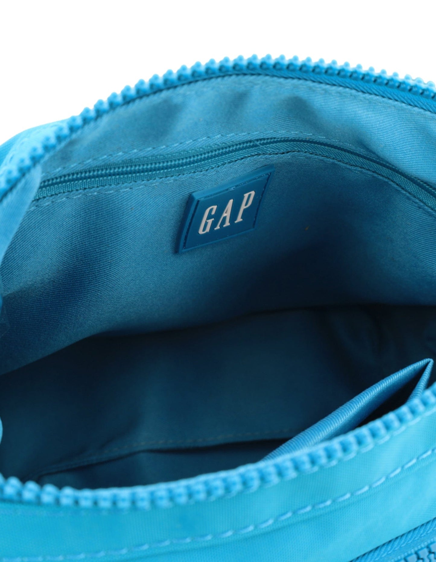 GAP Unisex Nylon Shoulder Crossbody Bag w/ Secure Zip 29x22cm Blue
