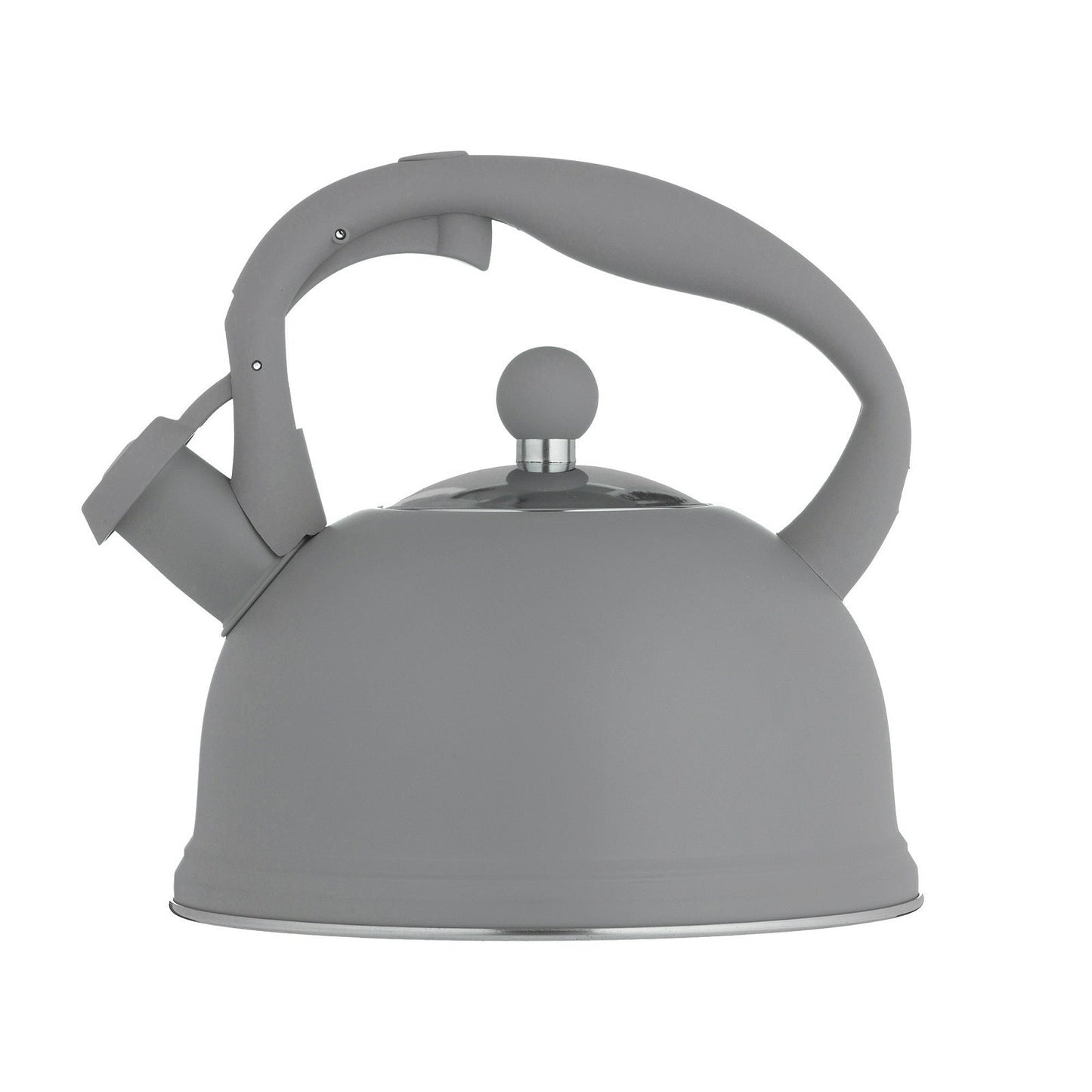 Typhoon Living Stainless Steel Whistling Kettle 1.8 Litre - Grey