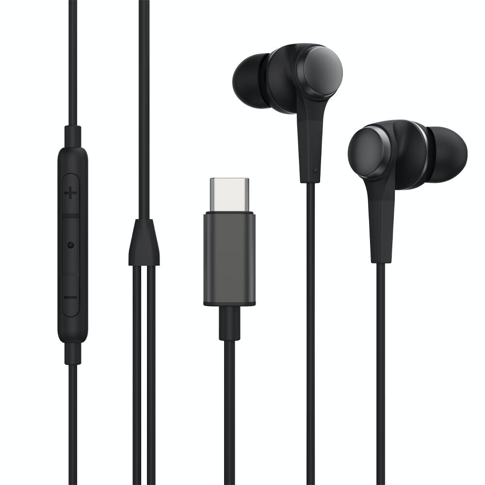 Rewyre USB-C Wired Earphones - Black