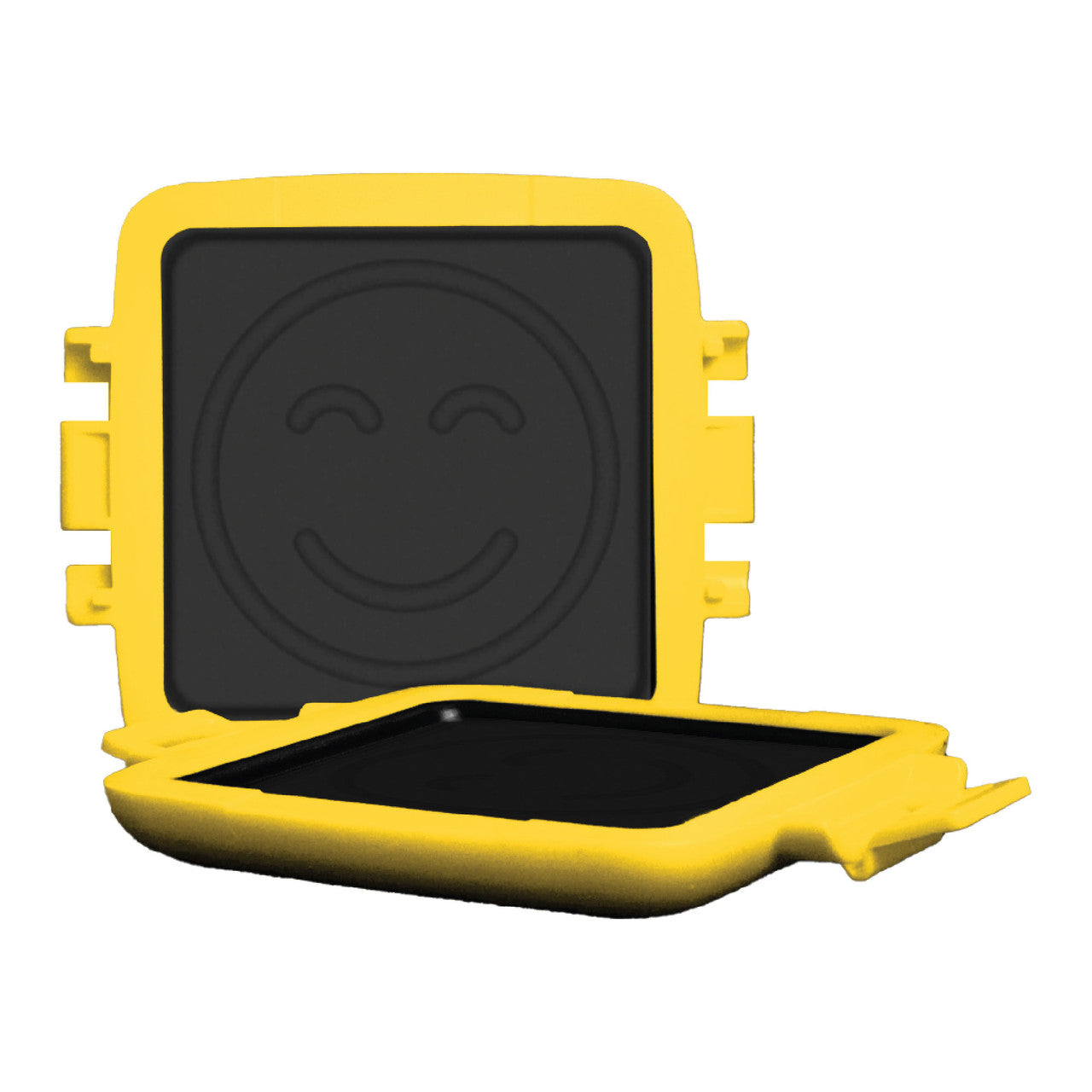 Laser Microwave Toastie Maker with Smiley Face (Yellow)