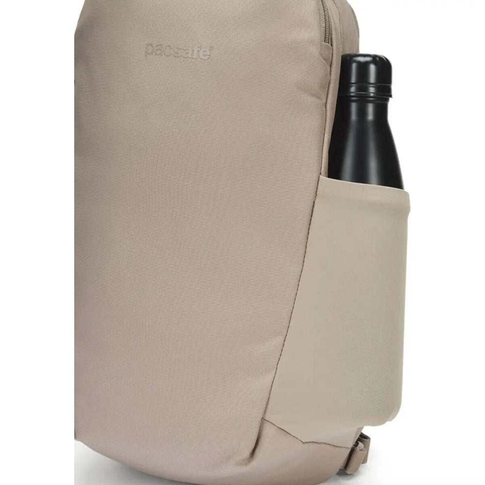 Pacsafe V Tech Anti-Theft RFID Blocking 16" Laptop Backpack 12L Beige
