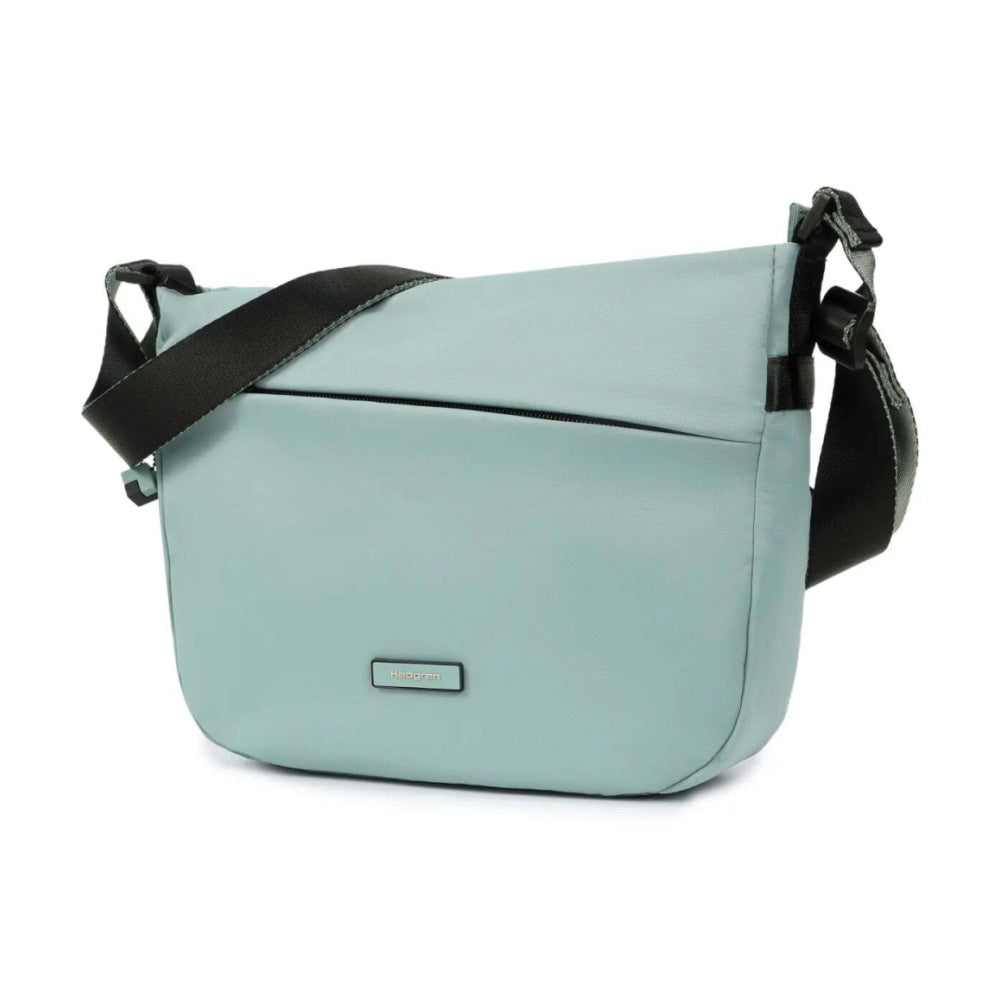 Hedgren Gravity Crossover Water Dust Repellent Shoulder Bag Medium Green Milieu