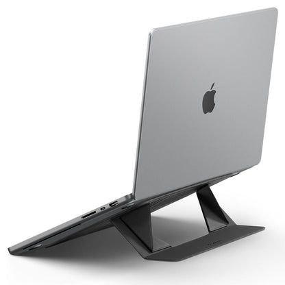 Spigen LD201-S6 Slim Fold Non Adhesive Laptop MacBook Tablet Stand (Black)
