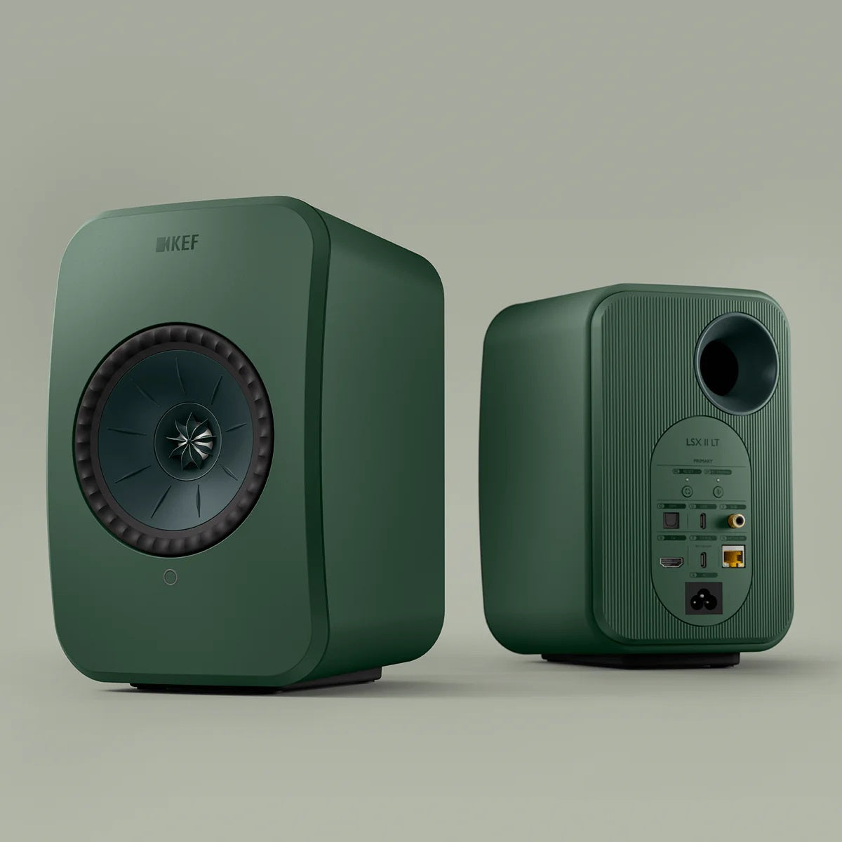 KEF LSX II LT Powered Hifi Speakers Pair (Sage Green)