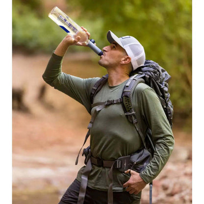 LifeStraw Peak Solo Water Filter - Mountain Blue