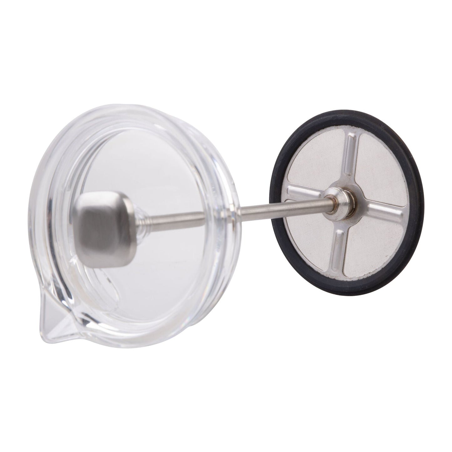 Oasis Stainless Steel Double Wall Insulated Coffee Press - 8 Cup - 1 Litre - Alabaster