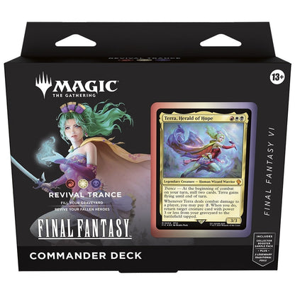 Wizards Of The Coast Magic the Gathering Final Fantasy Commander Decks 4 Decks Per Display