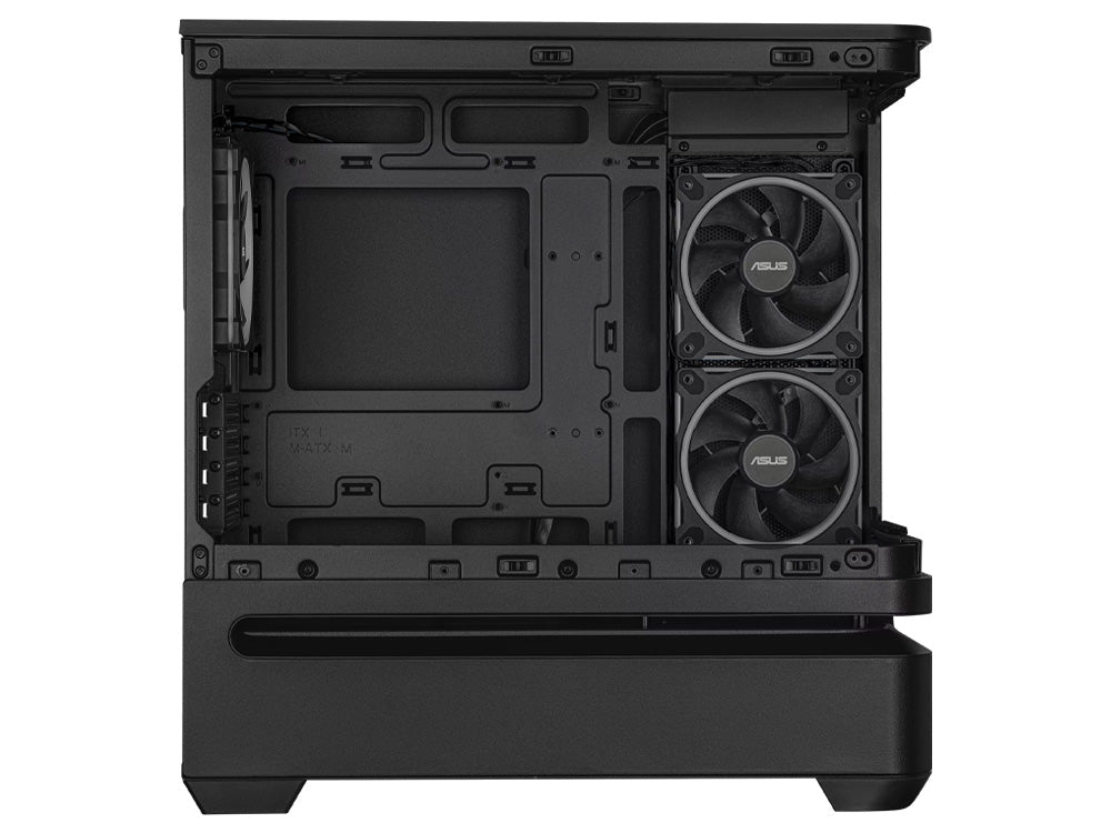 ASUS Prime AP202 ARGB Curved Tempered Glass Mid-Tower Case - Black