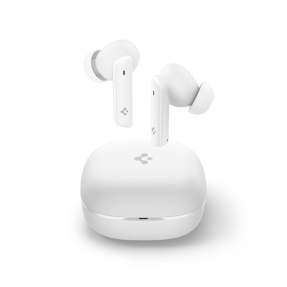 Spigen SPIGEN AUDIO Advanced Noise Cancellation Pro in-Ear Earbuds SA-TW P20 Earphone (White)
