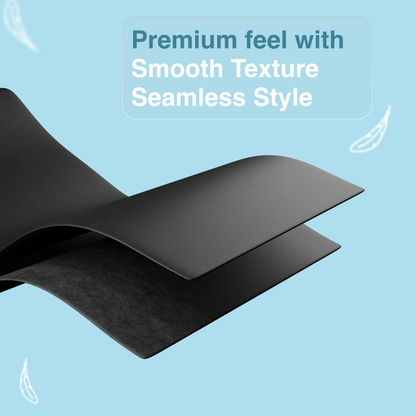 Laser Wireless Charging Desk Mat (Black)