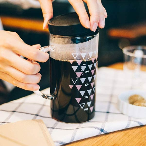 Hario V60 Dripper and Thermocolor Server Set