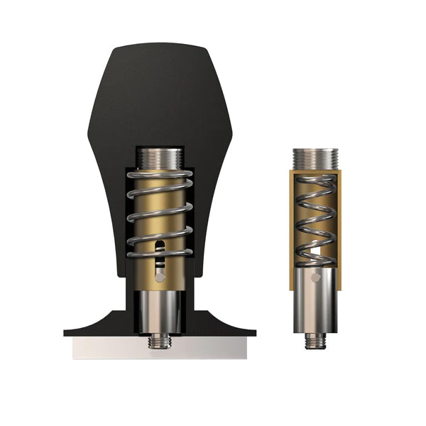 Normcore Spring-Loaded Tamper V4 - Black / 45.5mm
