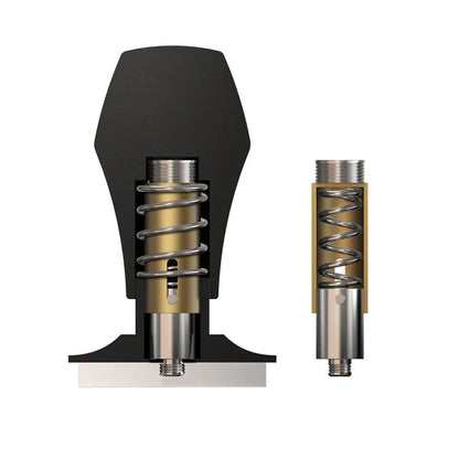 Normcore Spring-Loaded Tamper V4 - Black / 45.5mm
