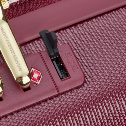 Delsey Chatelet Air 2.0 Carry On 4 Wheel Suitcase with TSA Lock Burgundy 55 cm