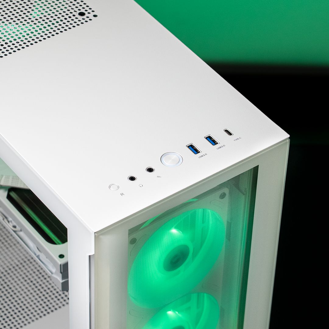 Thermaltake Infinity Xtreme V7 Snow Gaming Desktop PC (Intel 14700F / RTX 5080 / 32GB RAM)