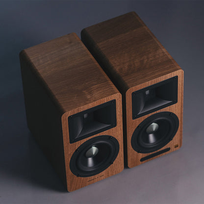 Airpulse A80 Active Bookshelf Speaker System (Walnut)