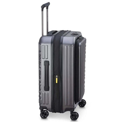 Delsey Securtime Zip 55 cm Top Opening 4-Wheel Expandable Cabin Suitcase - Grey