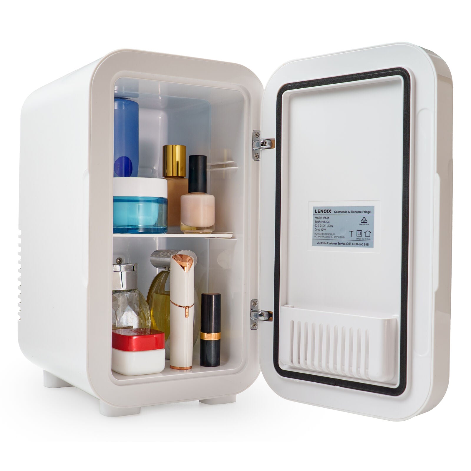 Lenoxx 6L Touch Operated Beauty, Cosmetics & Skincare Fridge