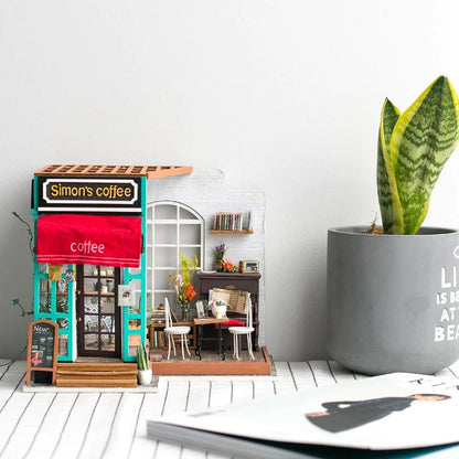 Robotime DIY Mini House Simon's Coffee