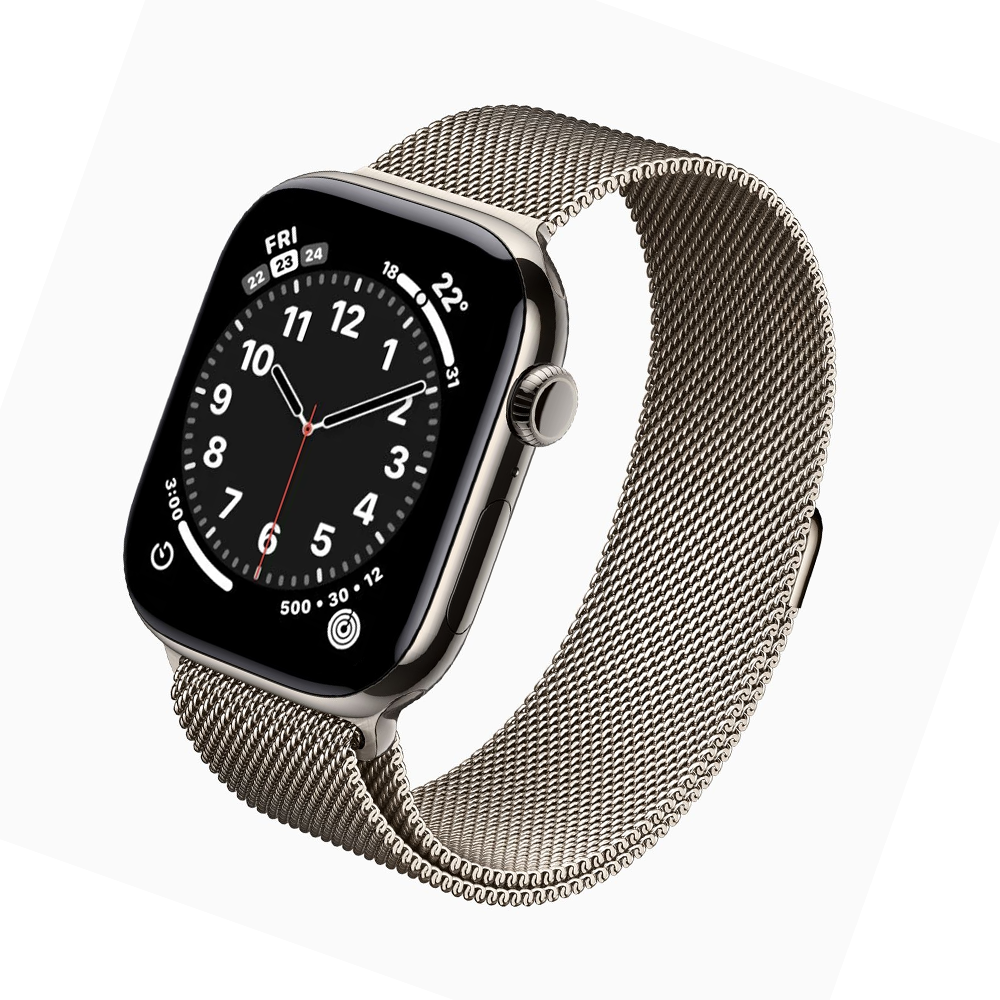 Apple Watch Series 11 Titanium GPS + Cellular 42mm (Natural Titanium) [*Refurbished: As new]