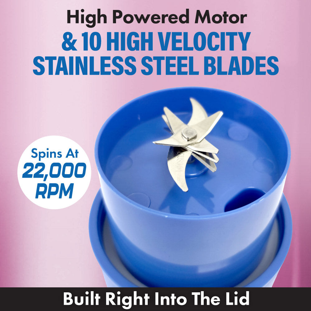 Hy-Impact Better Blender Pro, Powerful Cordless Handheld Blender