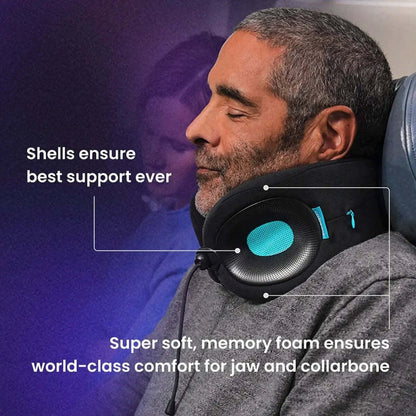 Cabeau Evolution X Adjustable Memory Foam Cooling Neck Pillow Turquoise/Charcoal