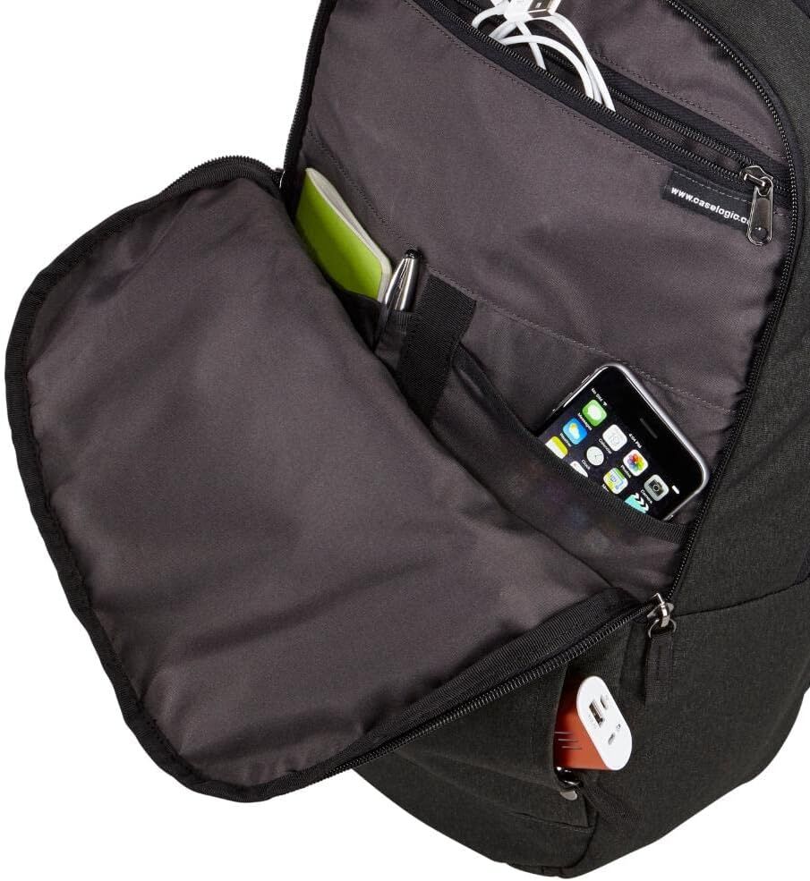Case Logic Huxton Daypack Backpack Bag with Laptop Sleeve 15.6" (Black)