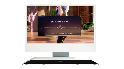 BlueAnt Soundblade Under Monitor Soundbar (White)
