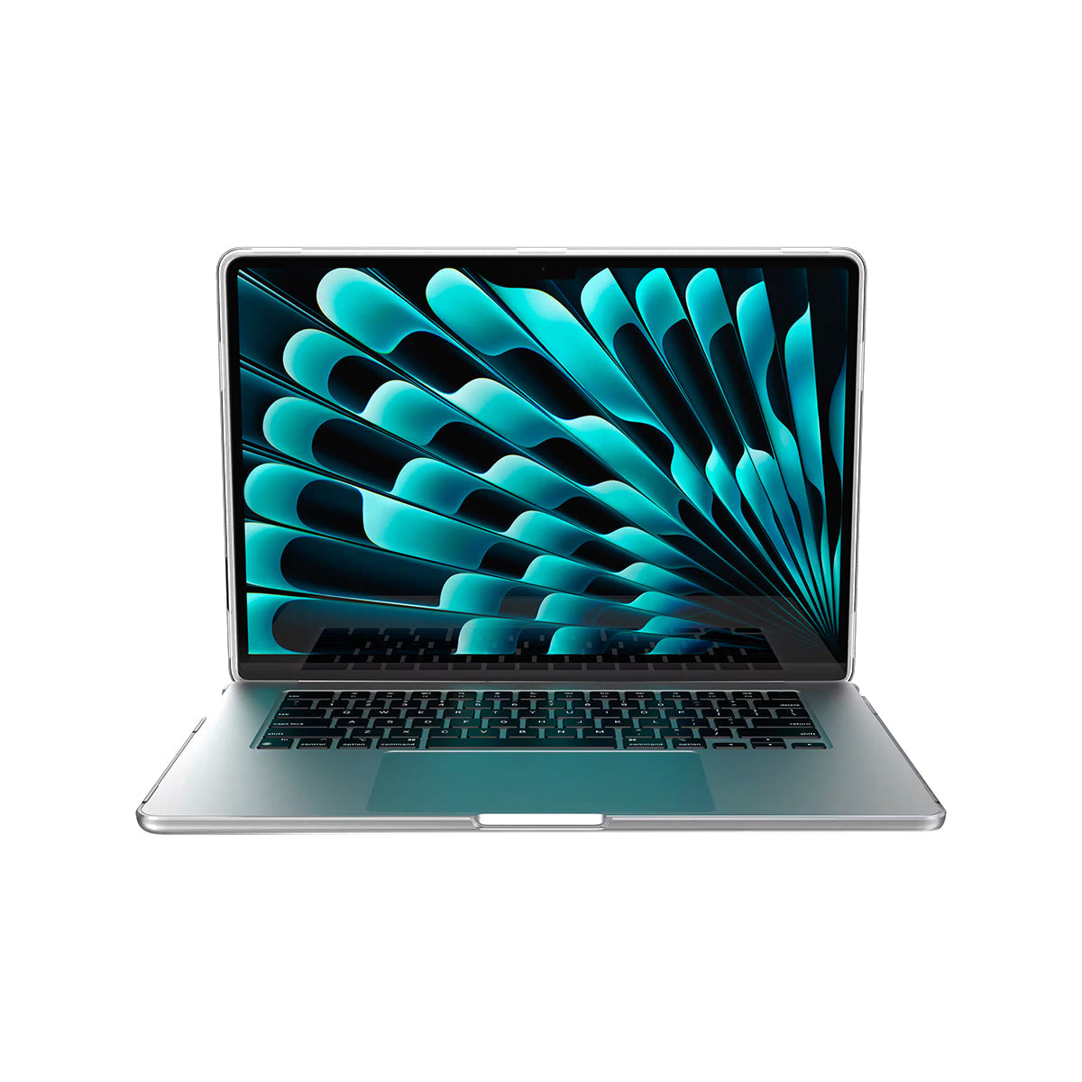 Speck SmartShell Case for MacBook Air 15" (M4/M3/M2) - Clear Protective Cover (Clear)
