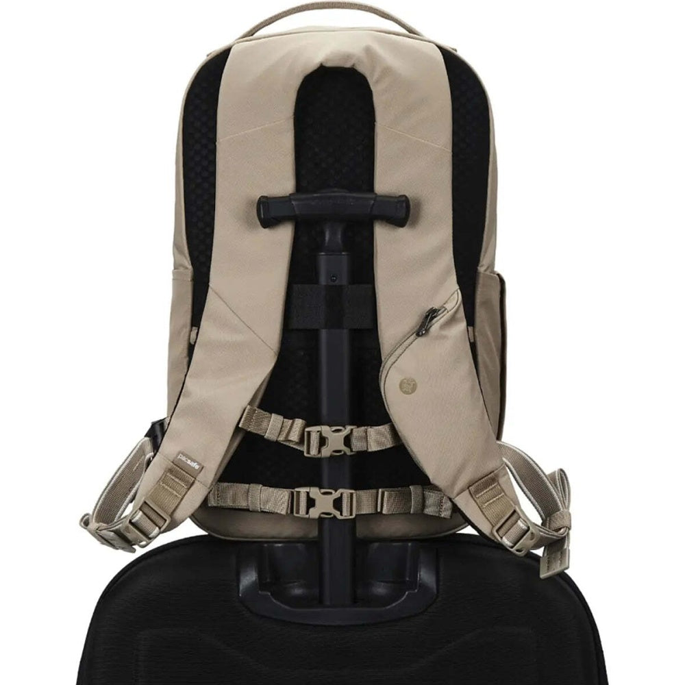 Pacsafe V City Anti-Theft RFID 16" Laptop Secure Backpack 20L Beige