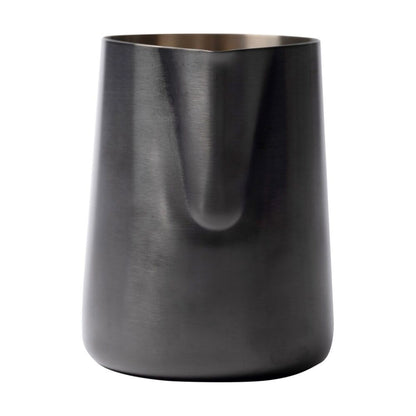 Euroline Stainless Steel PVD Milk Jug for Frothing Coffee Making 600ml (Black)